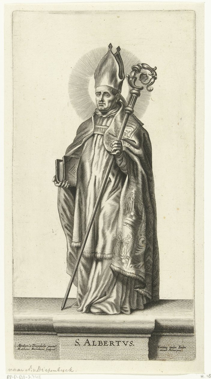 Heilige Albertus door Mattheus Borrekens