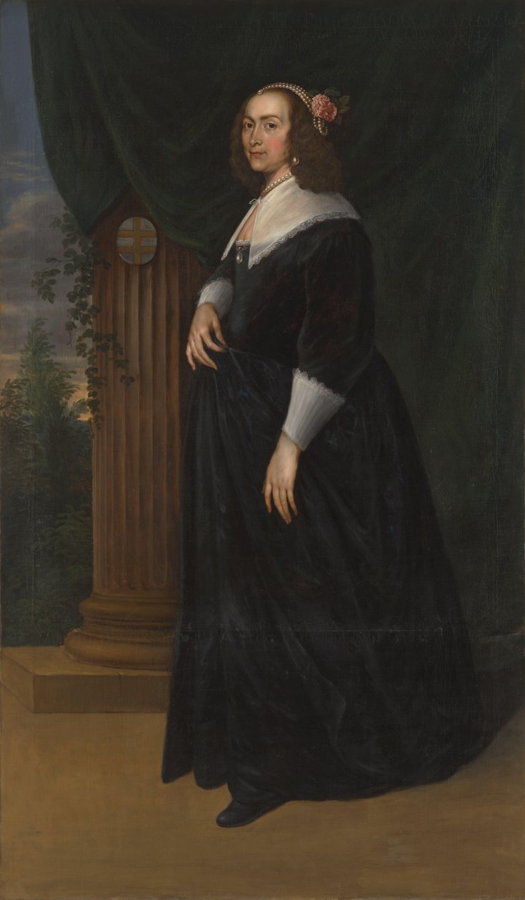 Maria Hartmansdr de Custer(e). Echtgenote van Willem Kettingh door Mattheus Verheyden