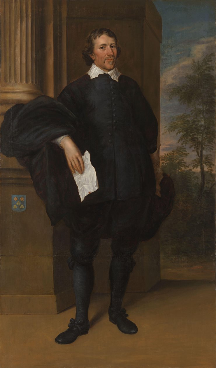 Willem Kettingh (overleden 1670). Hoofdschatbewaarder en Baljuw van de Prins van Oranje door Mattheus Verheyden