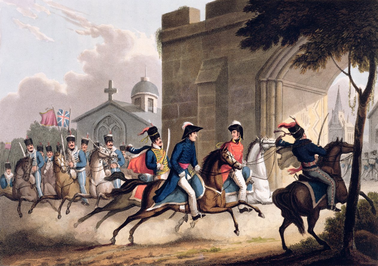 Ingang van Lord Wellington in Salamanca, 20 mei 1813, 1815 door Matthew Dubourg