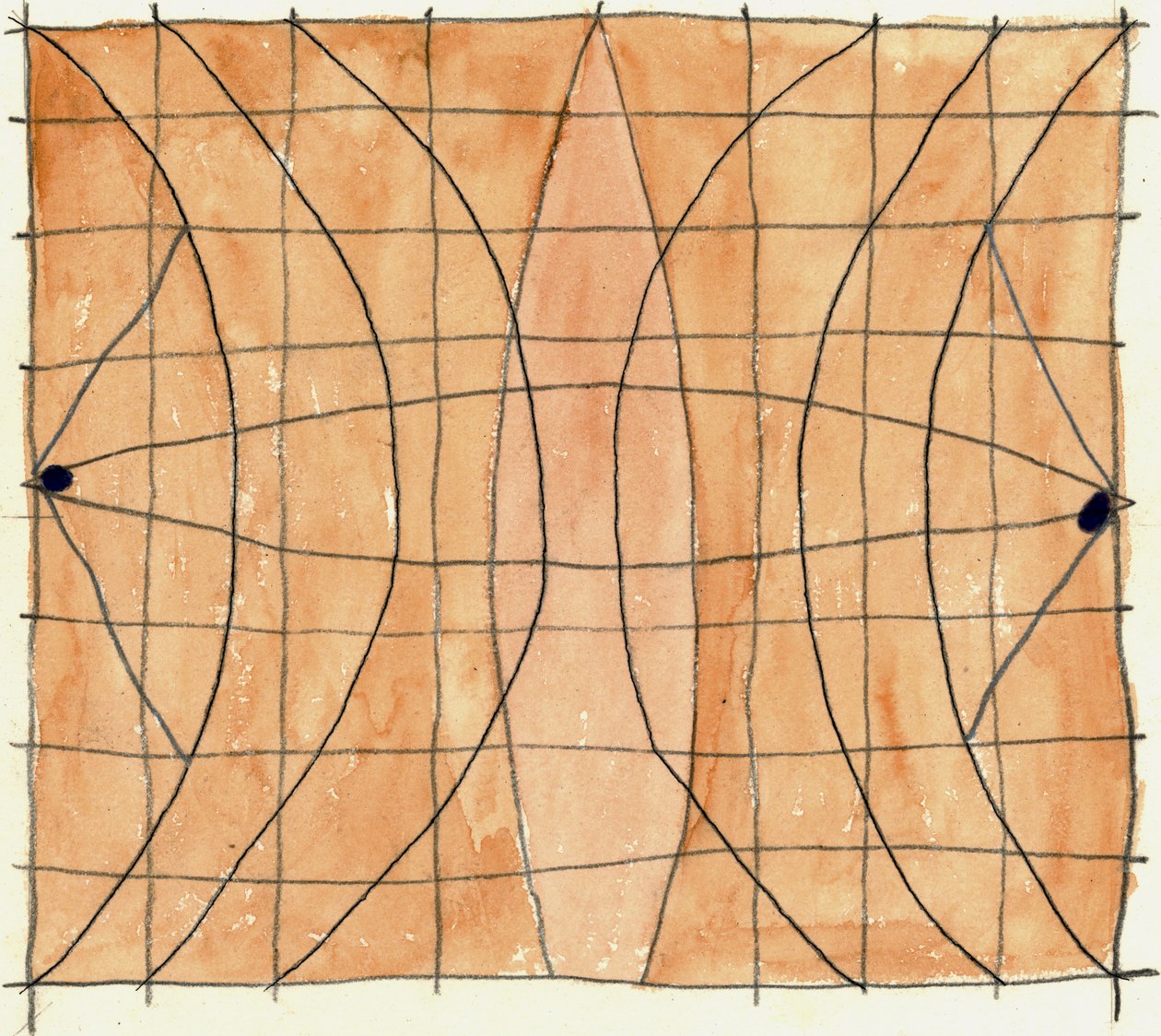 Carte Polynesian, 2020 (watercolor) door Matthew Hilton