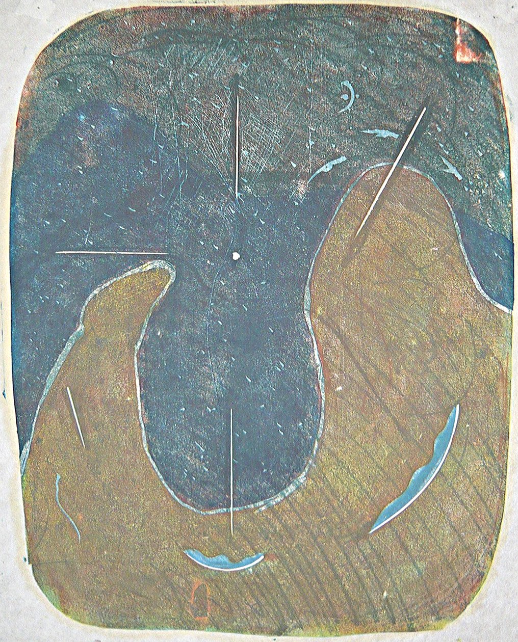 tabla één, 2012 (linodruk) door Matthew Hilton