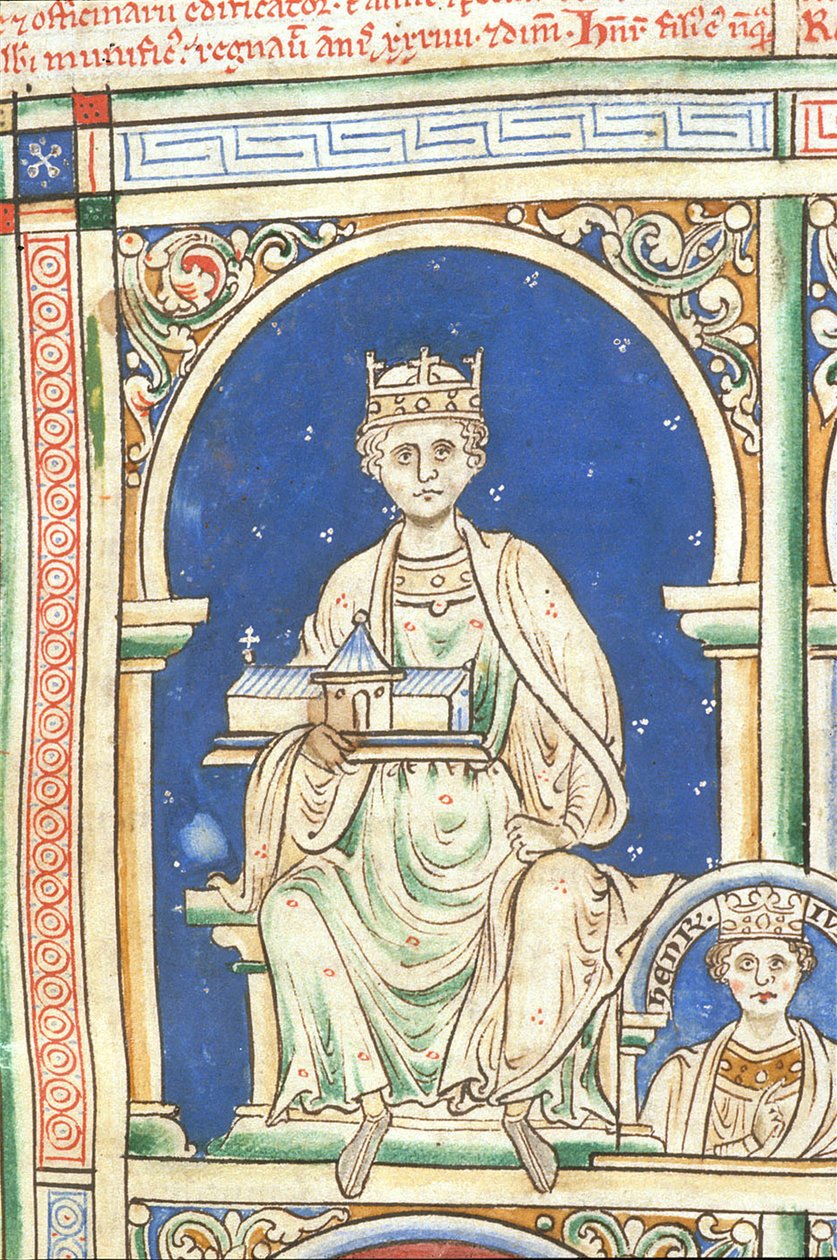 Hendrik II van Engeland uit de Historia Anglorum, Chronica majora door Matthew Paris