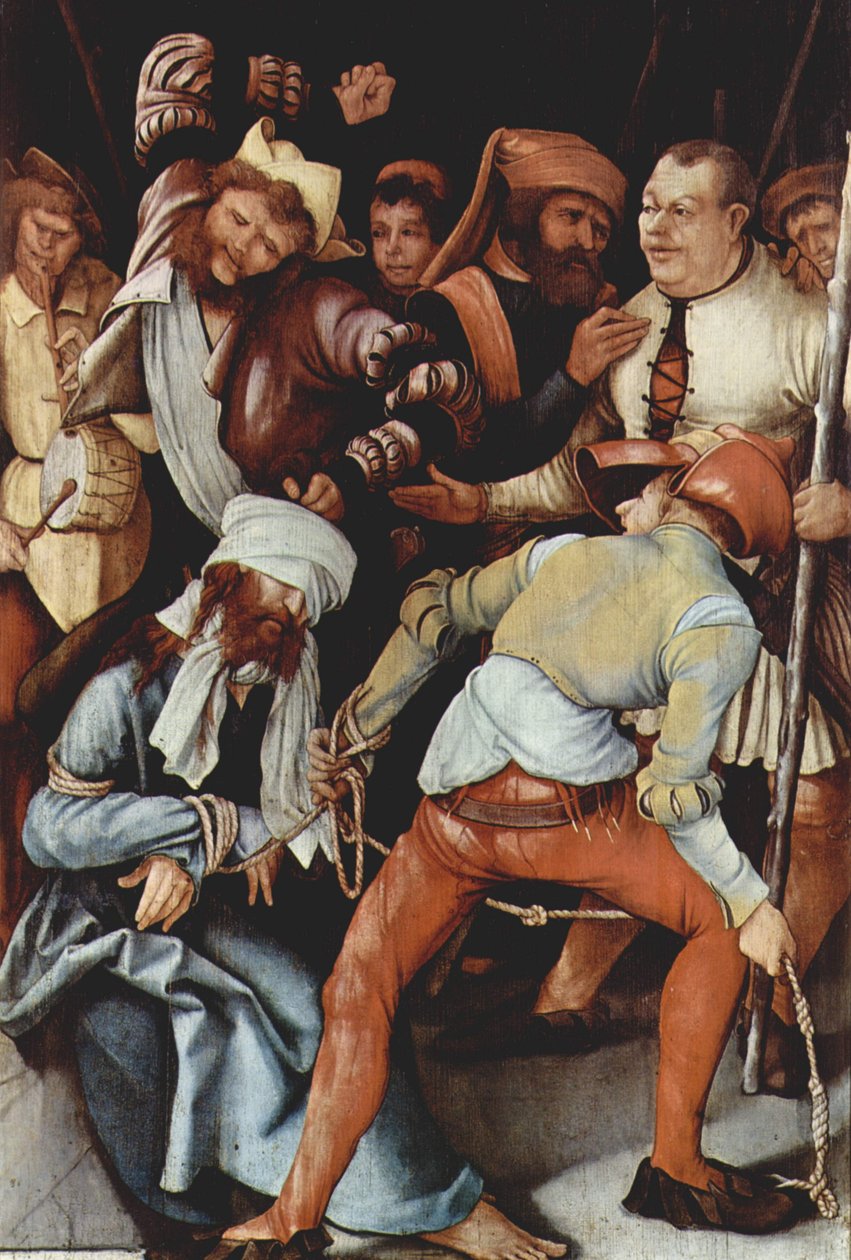 De bespotting van Christus door Matthias Grünewald
