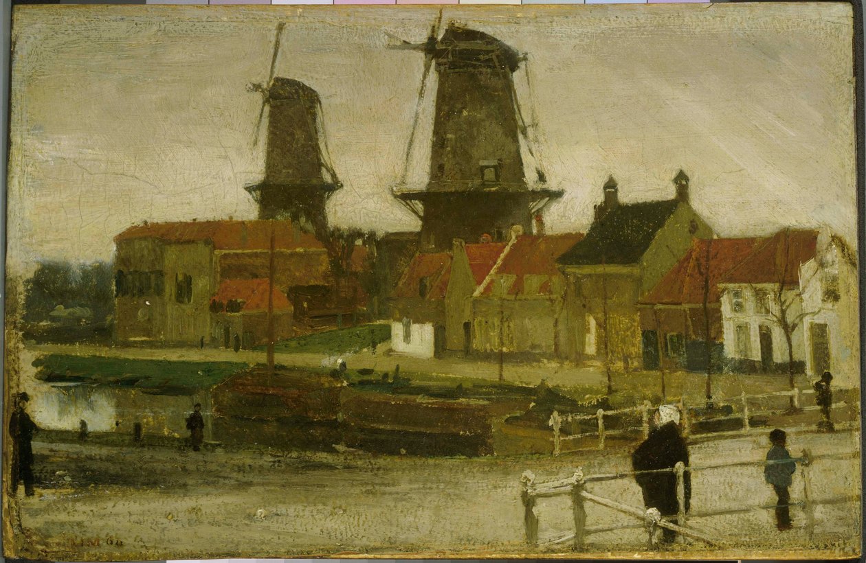 Een hoek van Den Haag door Matthijs Maris