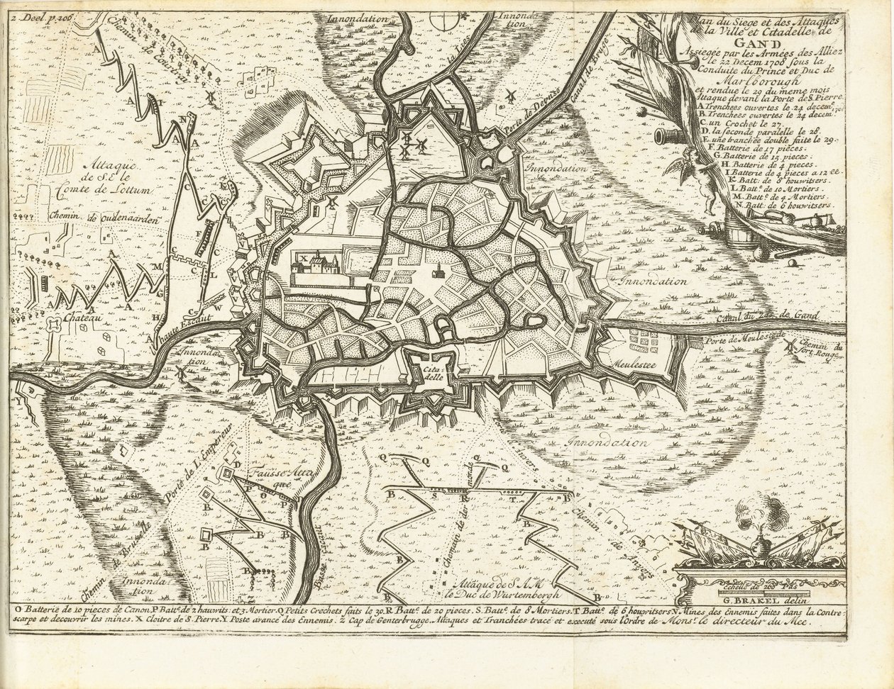 Beleg van Gent, 1708 door Matthijs Pool (possibly)