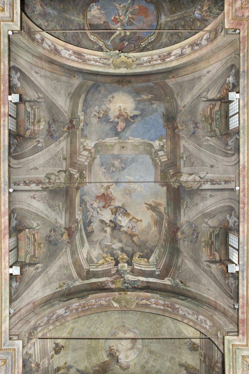 Plafond van het schip door Mattia Bortoloni