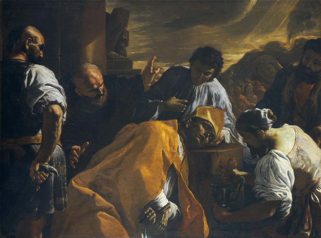 Het martelaarschap van de heilige Gennaro door Mattia Preti