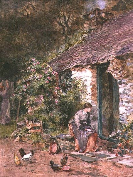 Een moment van rust op wasdag door Maud Naftel
