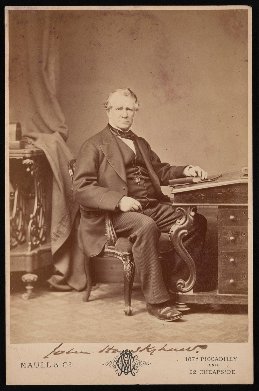 Portret van John Hawkshaw door Maull and Co