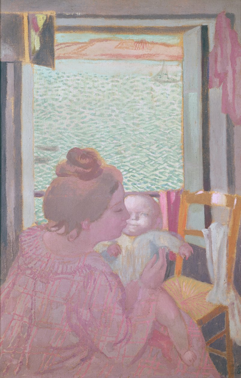 Moederschap bij het Raam, 1901 door Maurice Denis