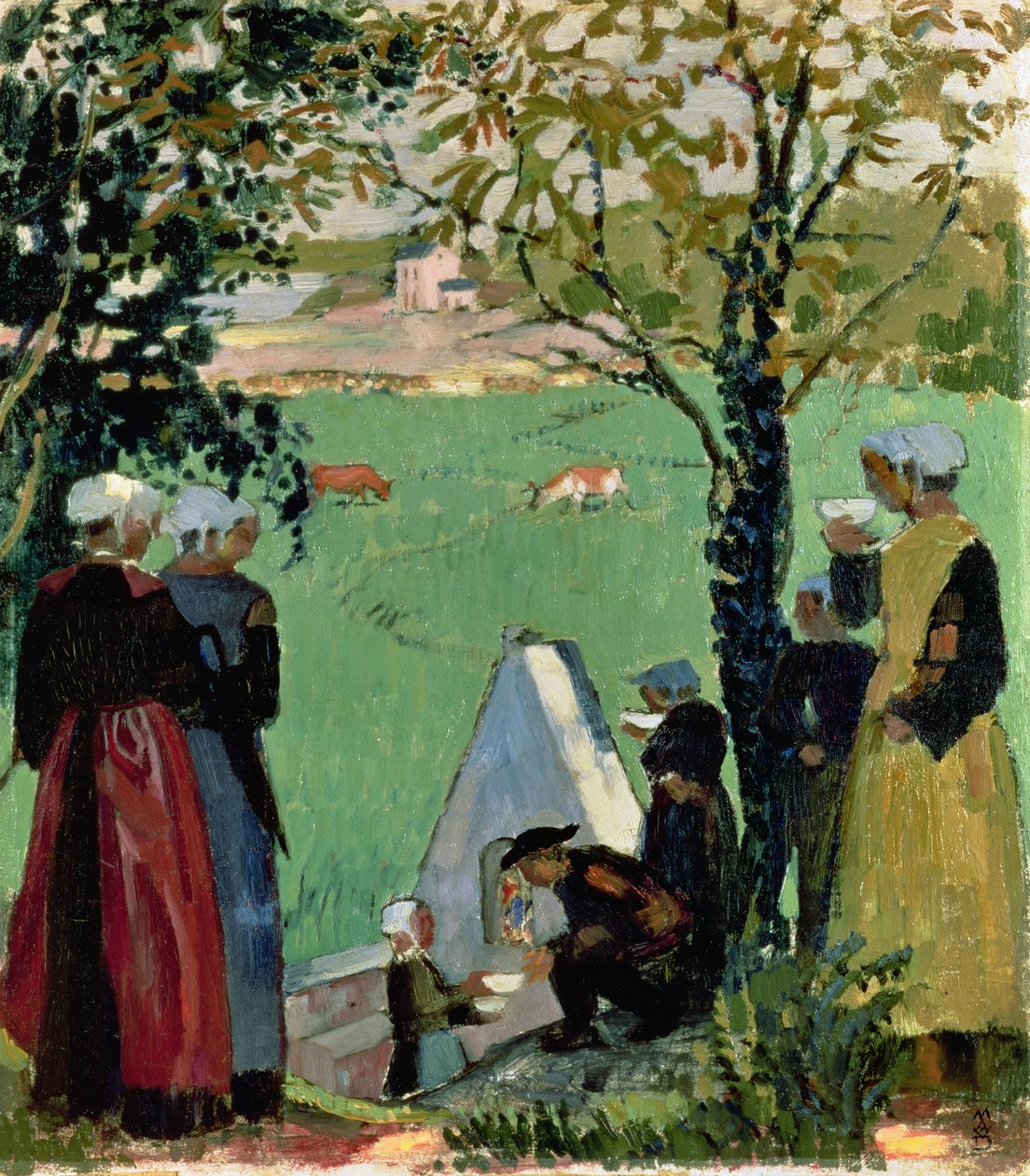 De Heilige Bron in Guidel, ca. 1905 door Maurice Denis