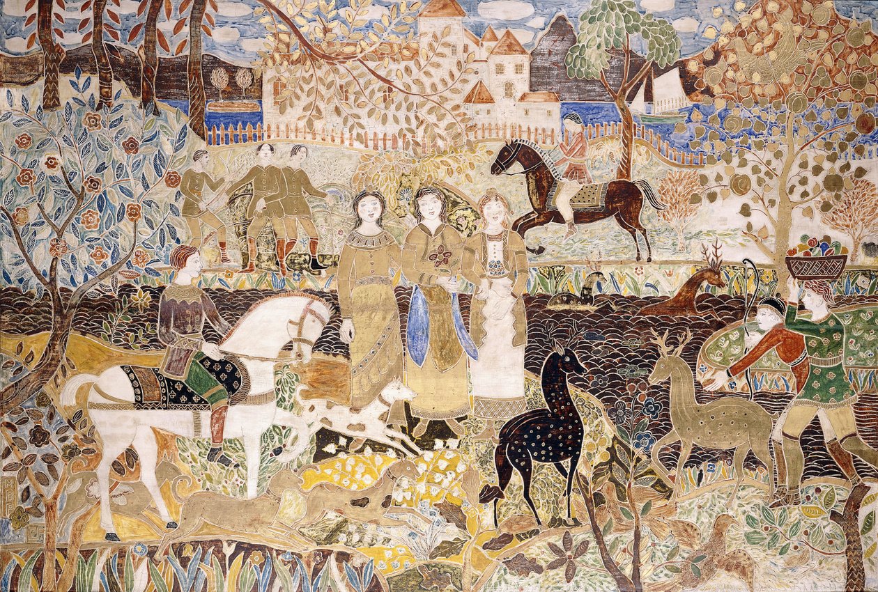 De geest van de jacht door Maurice Brazil Prendergast