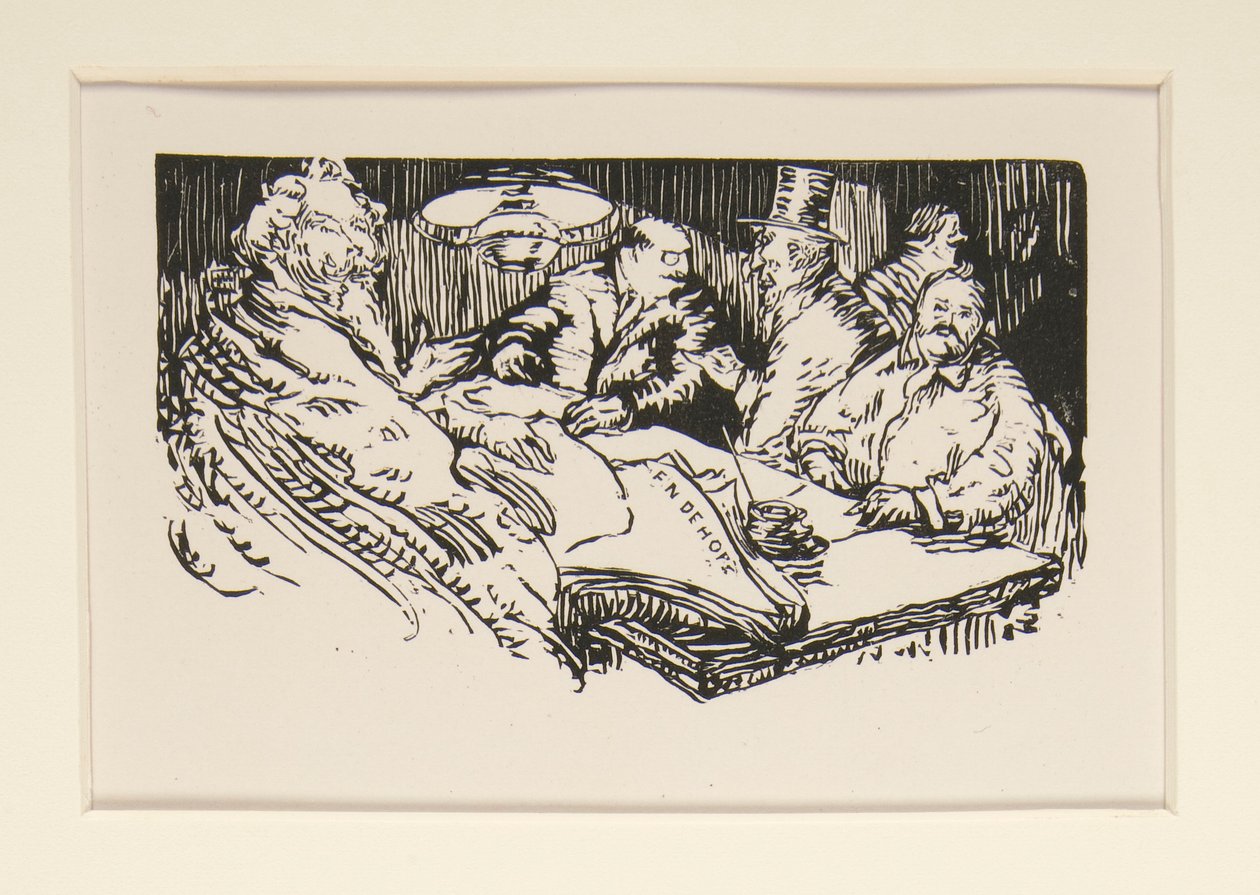 Les camelots de la Pensée, illustratie, p. 47 door Maurice Delcourt