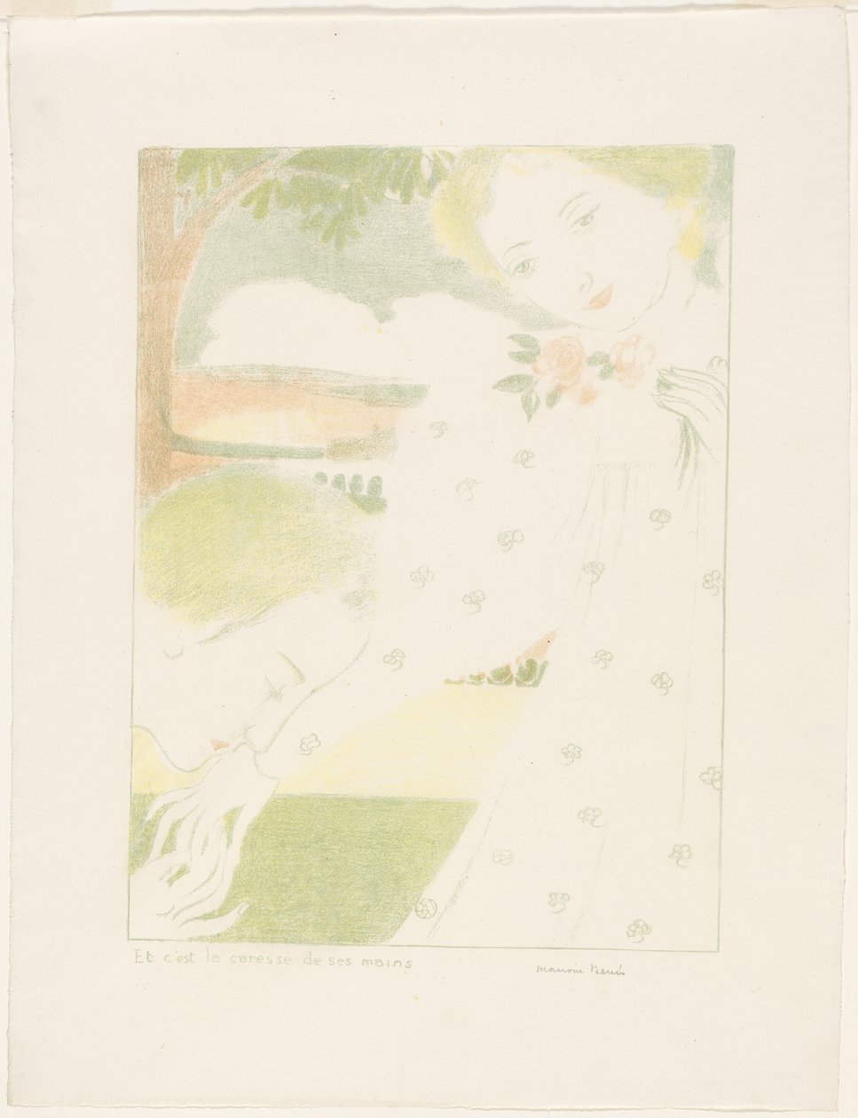 En het is de streling van hun handen, plaat acht uit Liefde door Maurice Denis