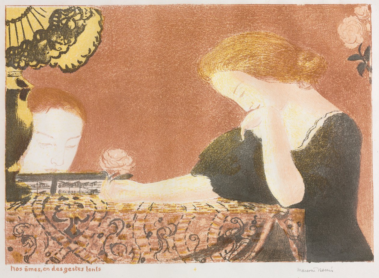 Liefde: Onze zielen, in lichte gebaren, 1892-1898 gepubliceerd 1911 door Maurice Denis