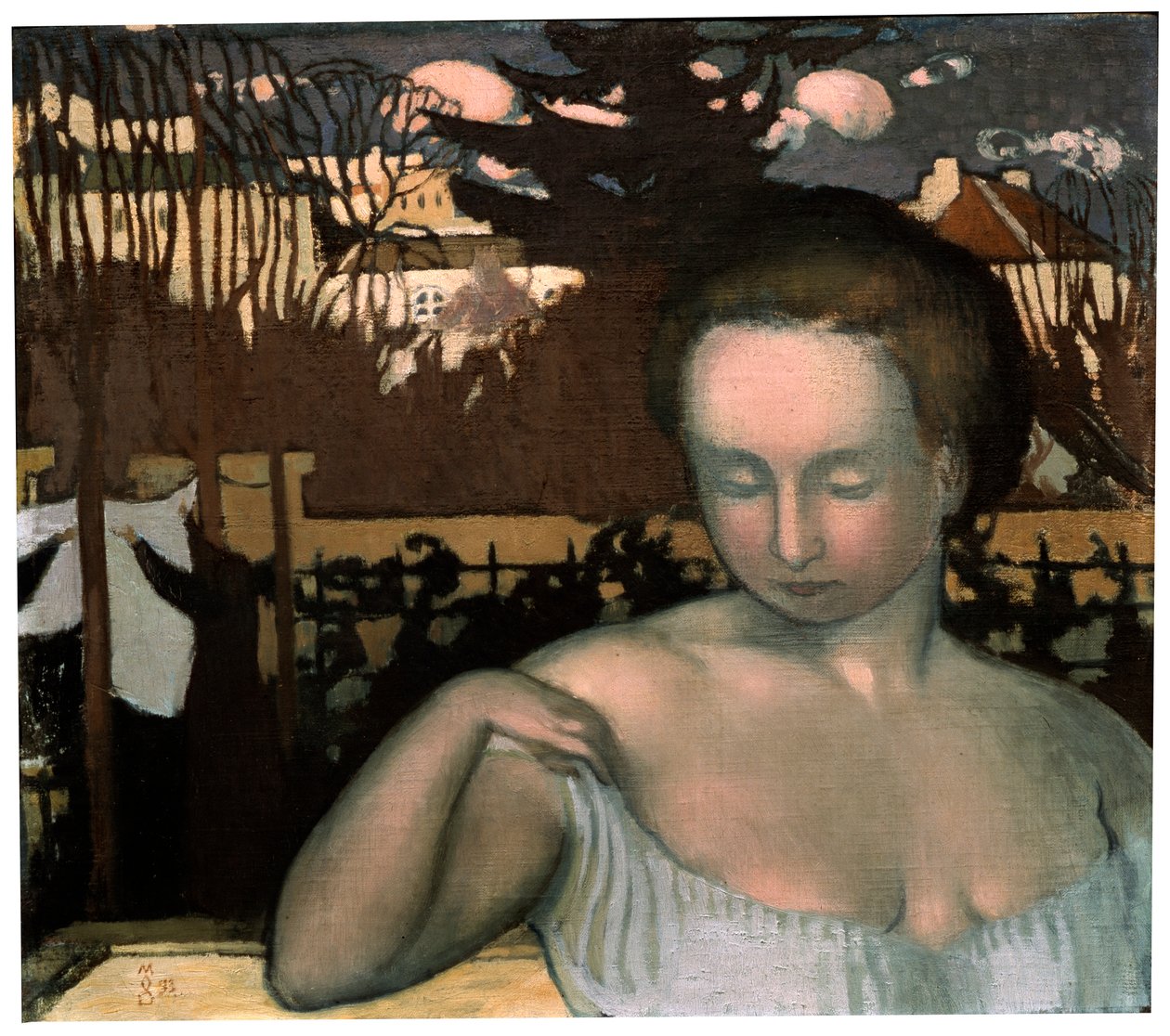 Portret van de vrouw van de kunstenaar, 1893 door Maurice Denis