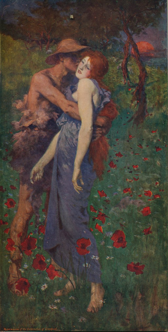 Een idylle, 1891, ca. 1915 door Maurice Greiffenhagen