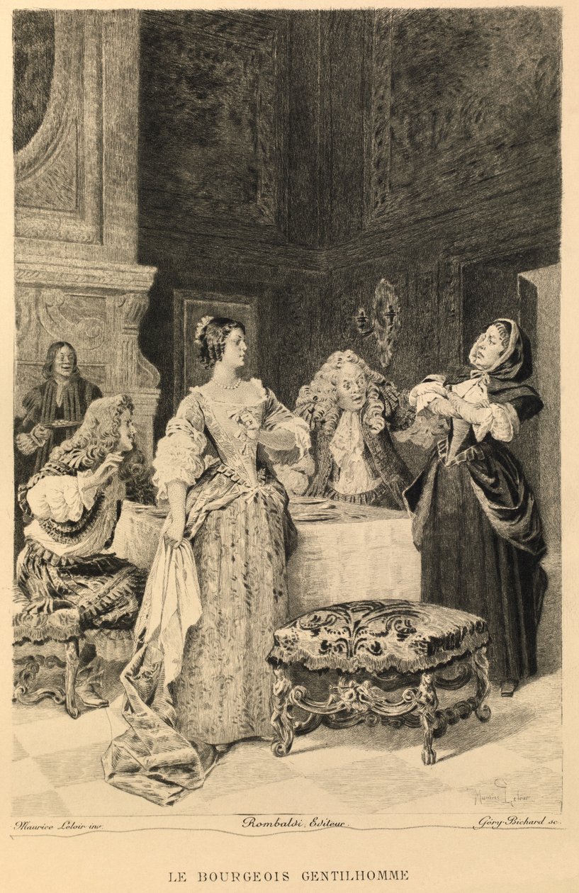 Le bourgeois gentilhomme van Moliere door Maurice Leloir