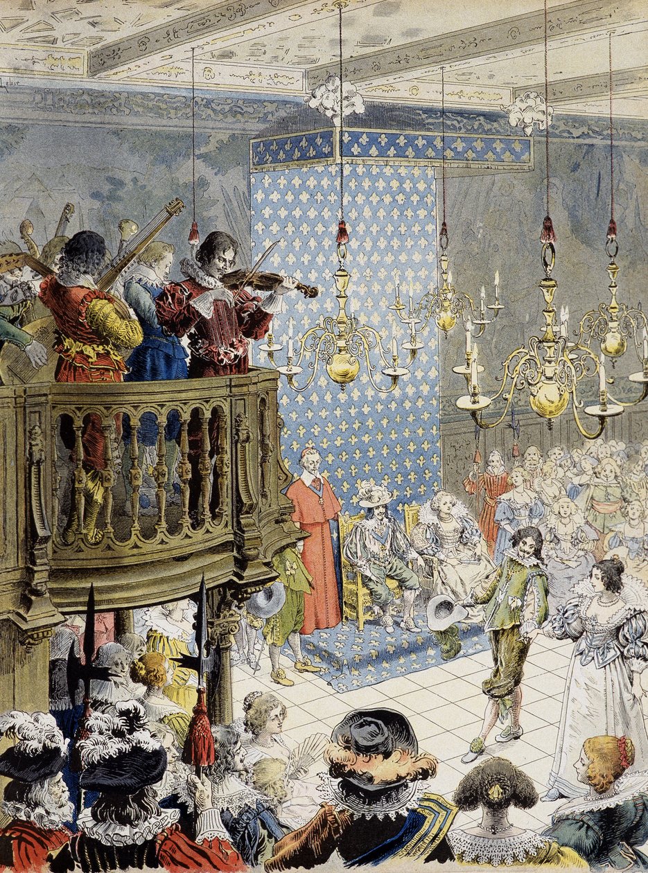 Het bal aan het hof (onder Lodewijk XIII) - in 