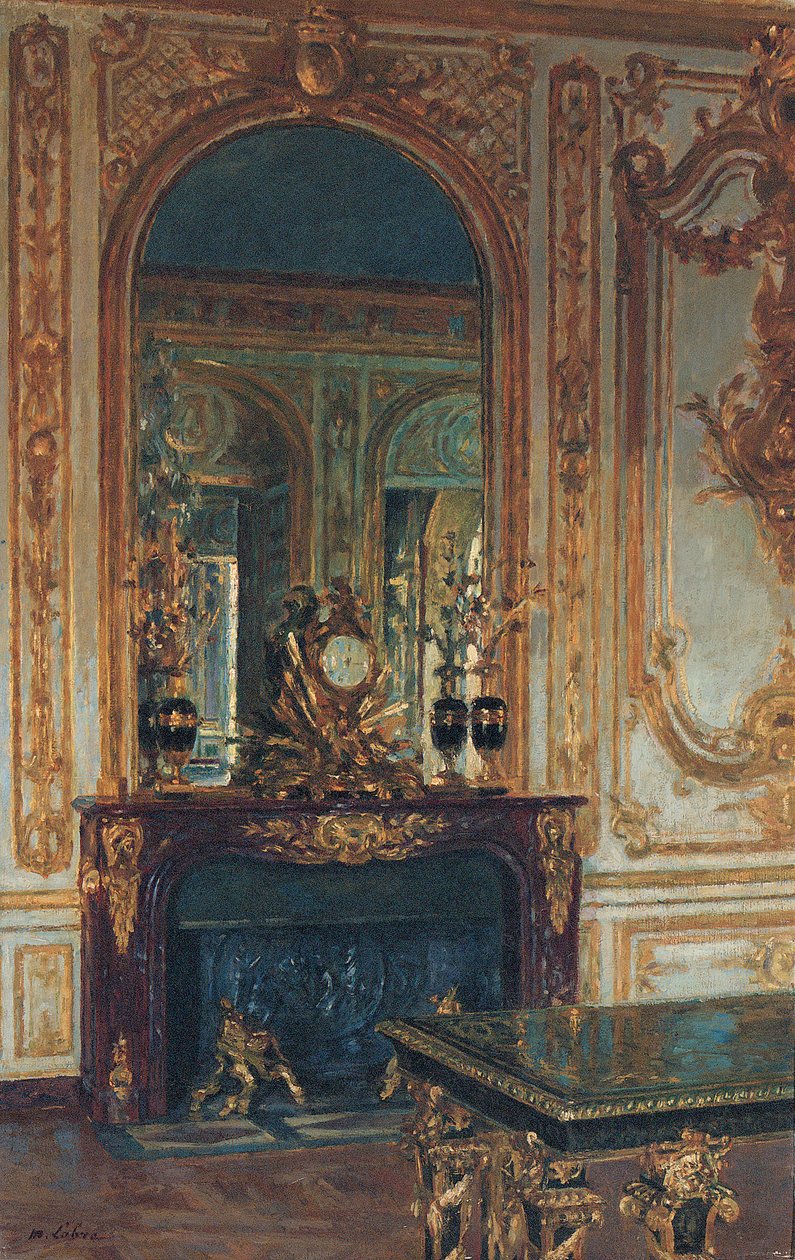 Interieur van Versailles door Maurice Lobre