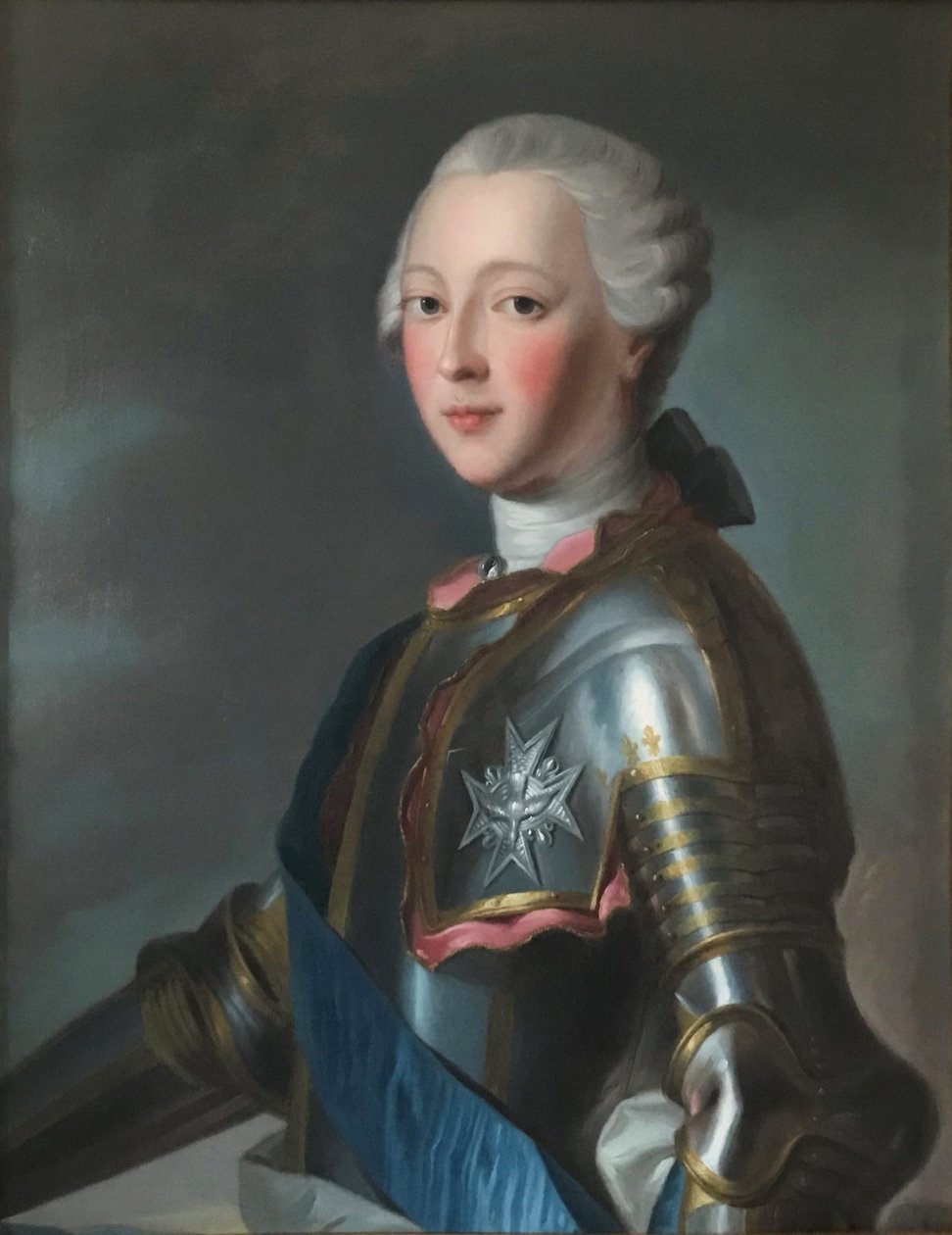 "Portret van Louis-Jean-Marie de Bourbon, hertog van Penthièvre door Maurice Quentin de La Tour