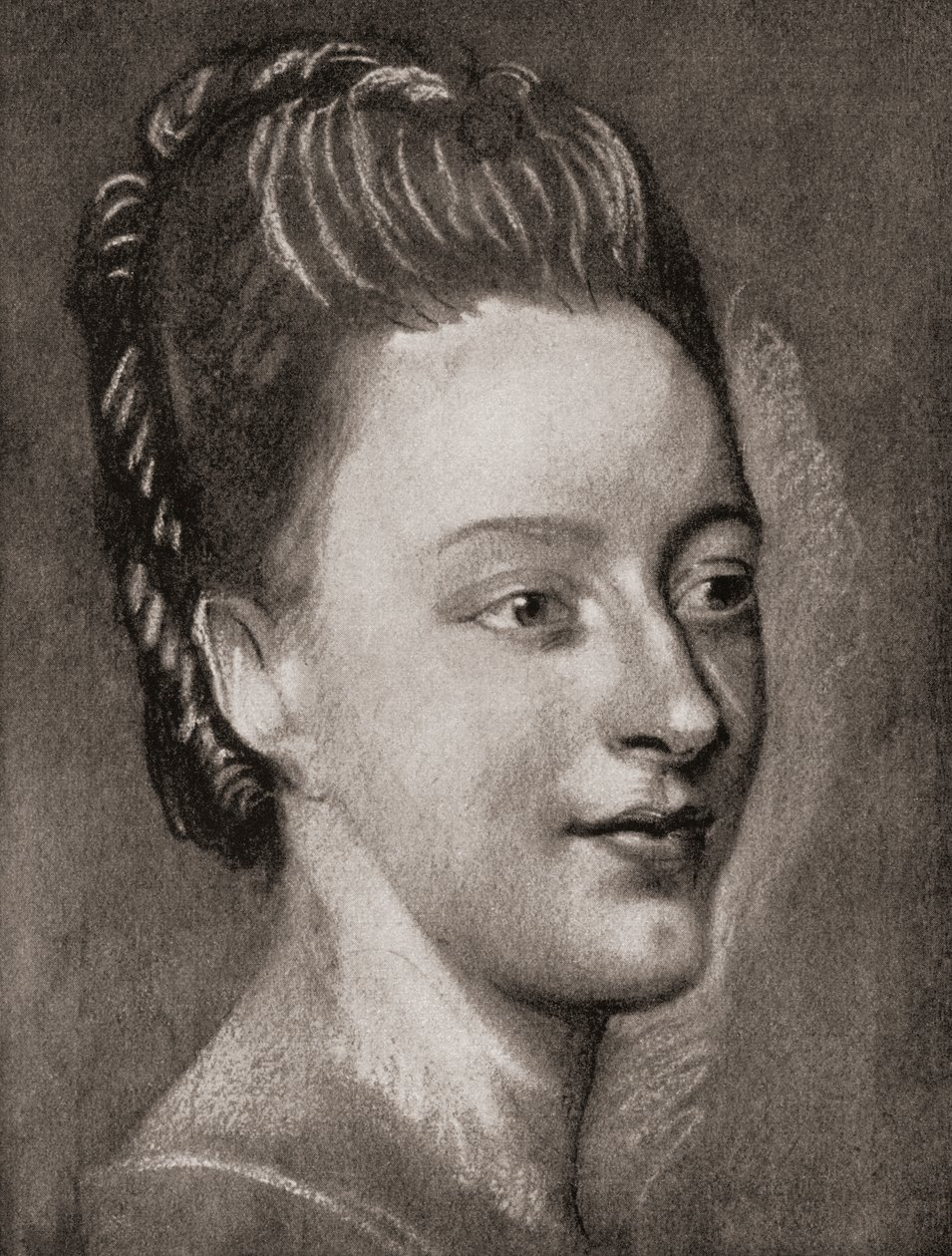Isabelle de Charrière, van La Tour, uitgegeven 1920 door Maurice Quentin de la (after) Tour