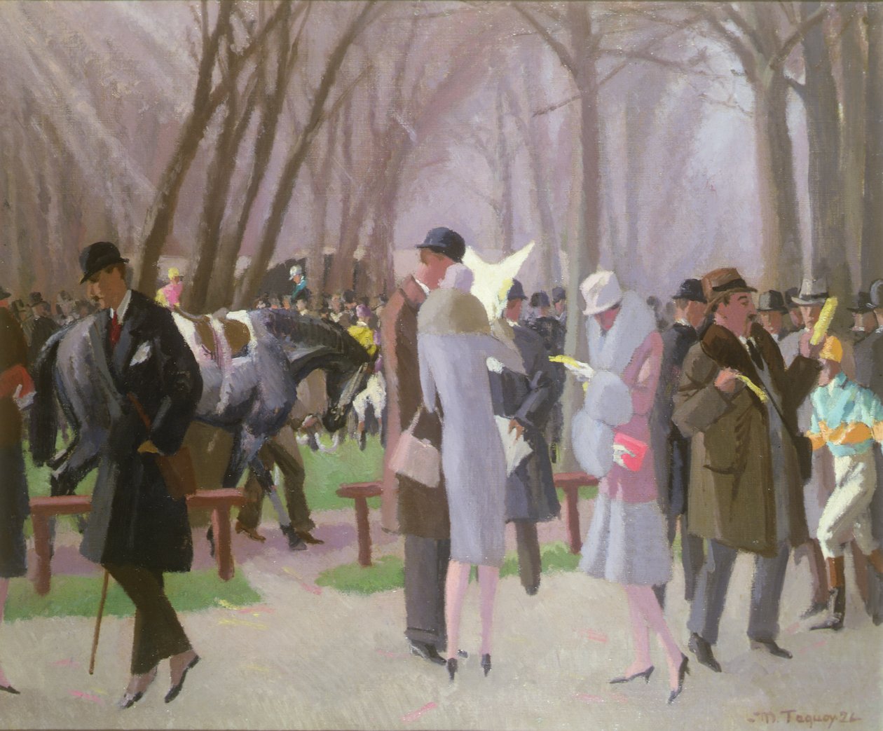 Een Dag Bij De Races door Maurice Taquoy