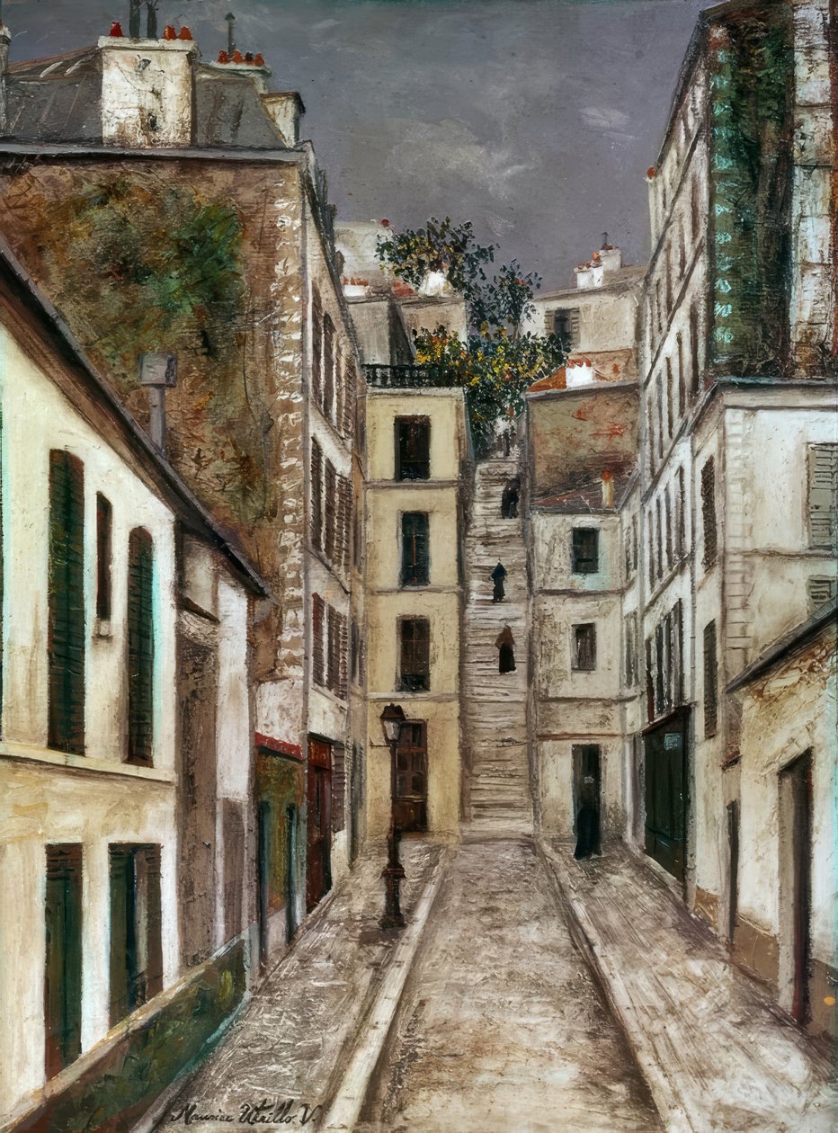 De passage Cottin door Maurice Utrillo
