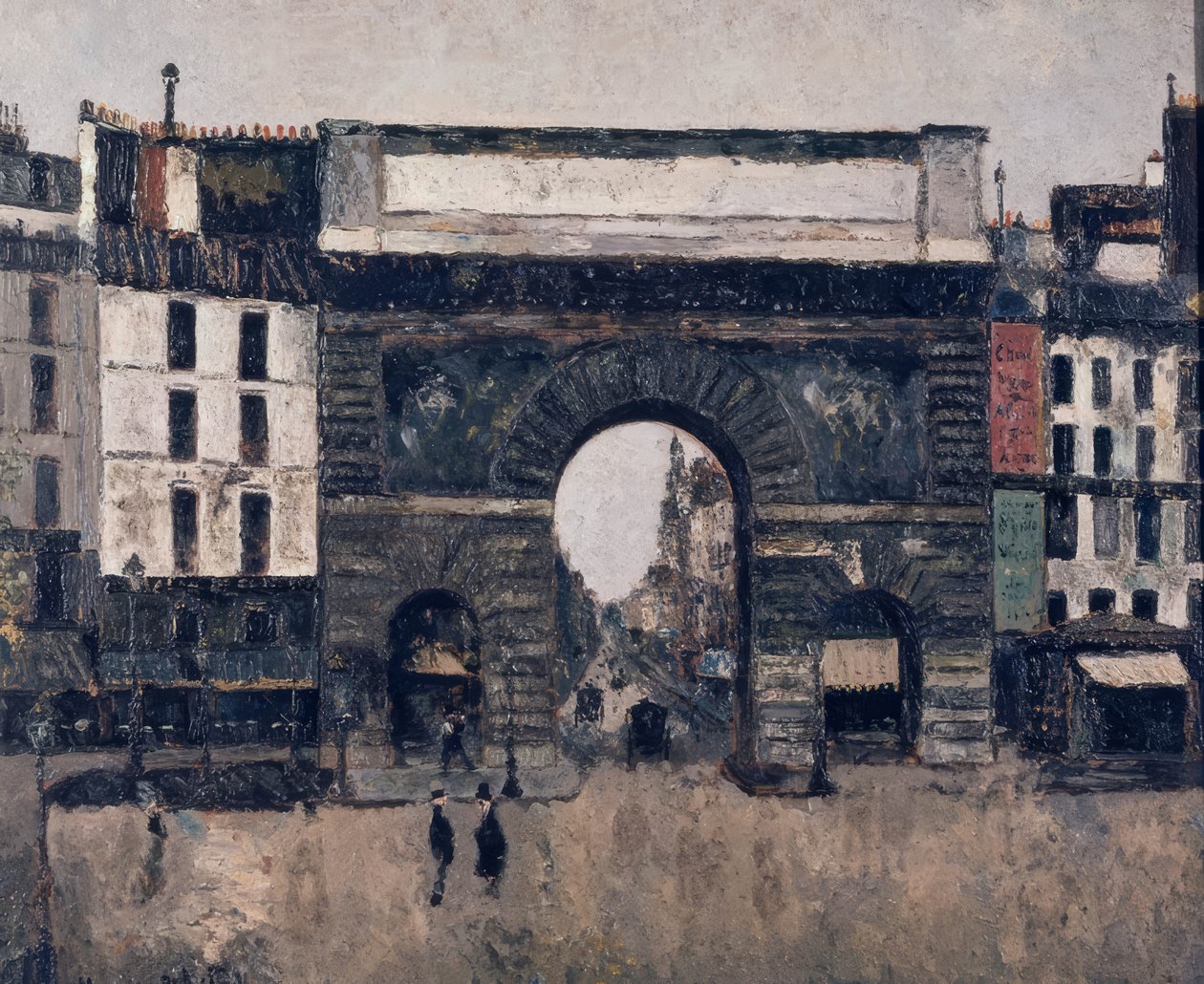 DE POORT VAN S MARTIN door Maurice Utrillo