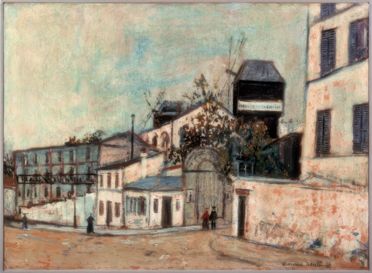 De Moulin de la Galette door Maurice Utrillo