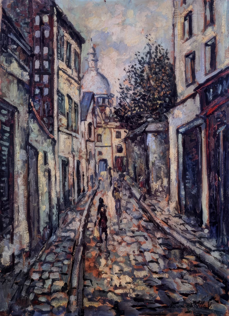 Montmartre door Maurice Utrillo