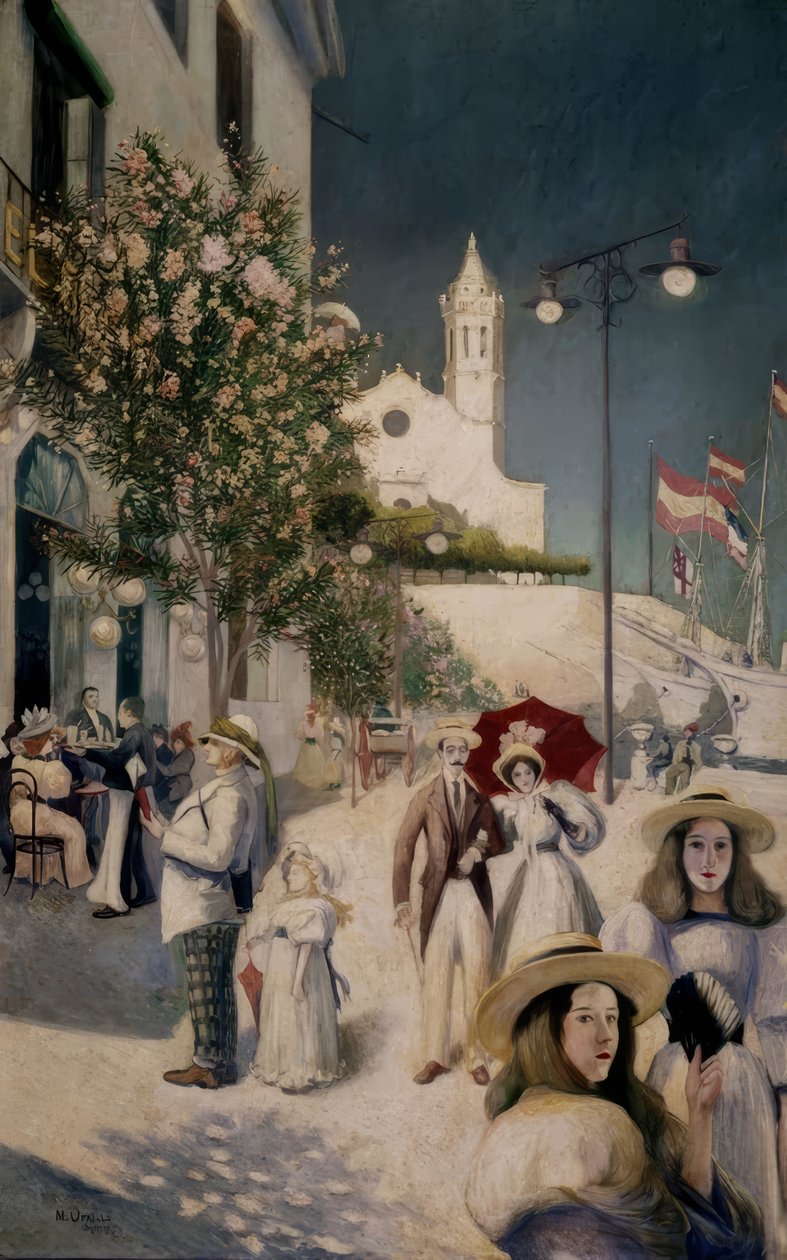 SITGES DEL PRERVINDRE – 20e EEUW door Maurice Utrillo