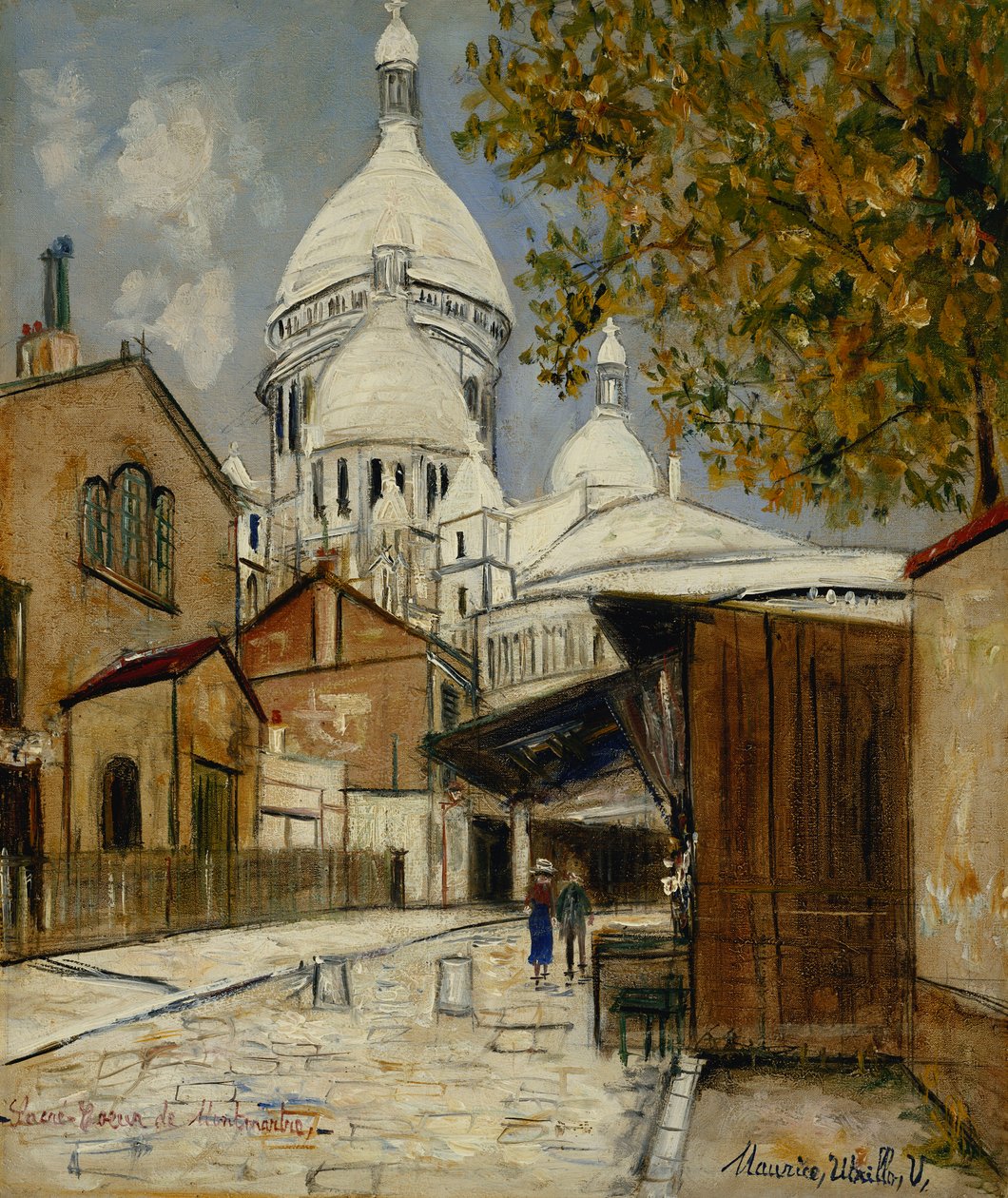Sacré-Cœur van Montmartre door Maurice Utrillo
