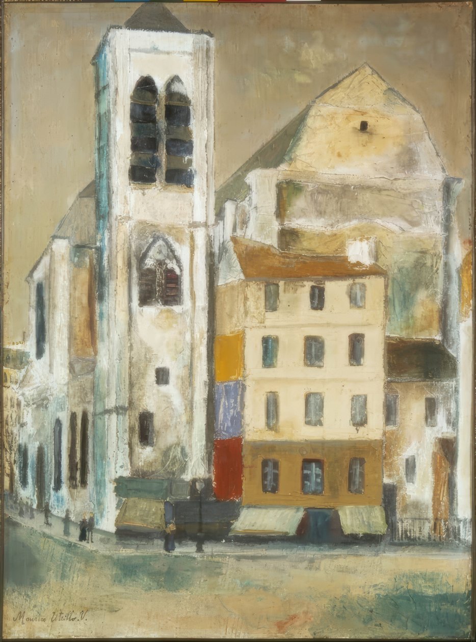Saint-Nicolas-du-Chardonnet door Maurice Utrillo