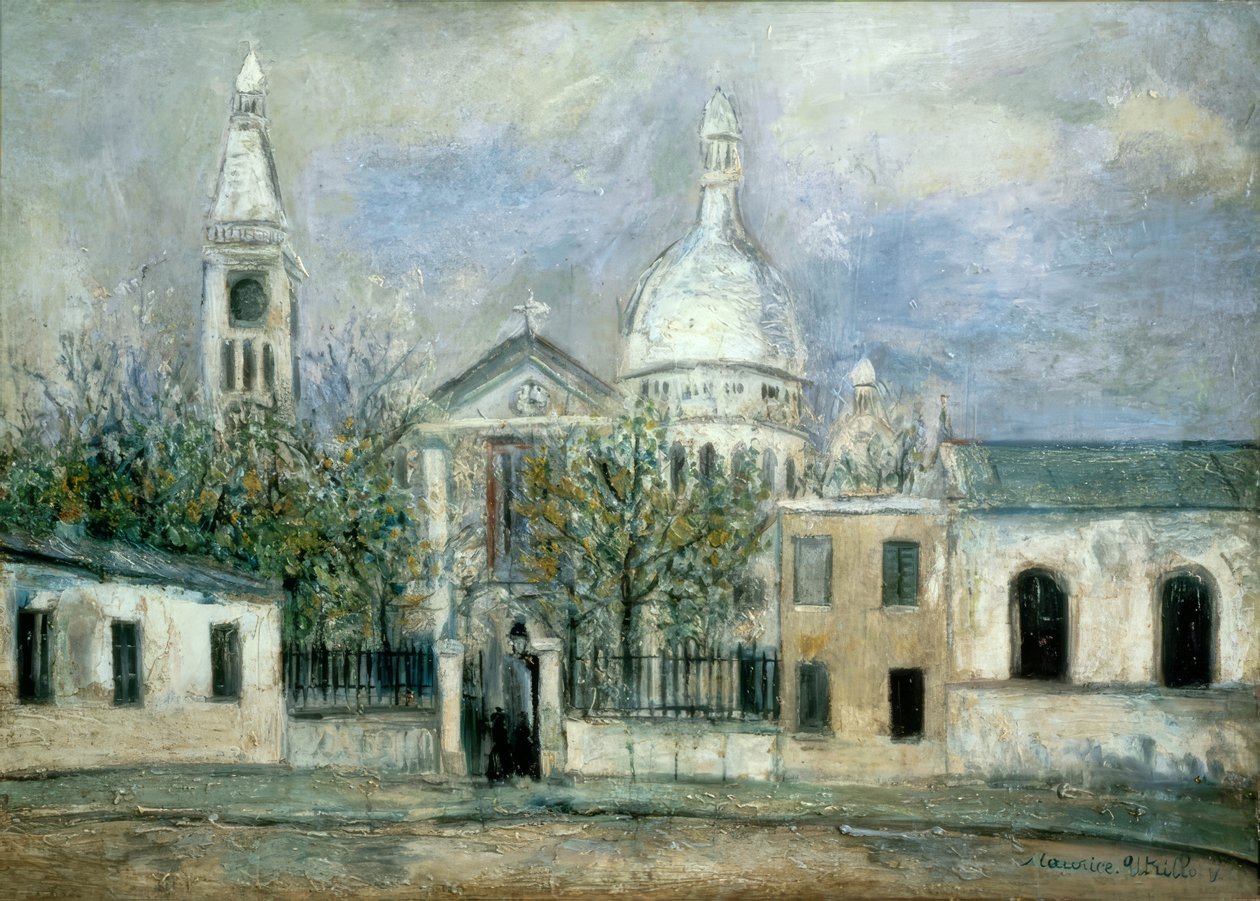 Saint-Pierre-de-Montmartre door Maurice Utrillo