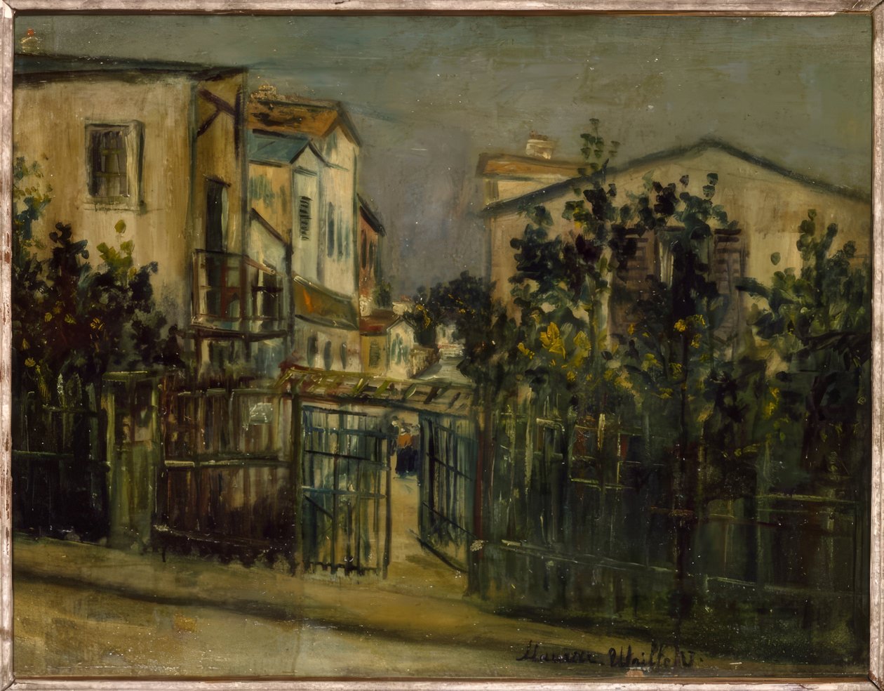 Straatbeeld Montmartre door Maurice Utrillo