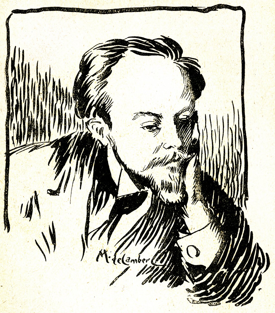 Gustave Le Rouge, ca. 1899 door Maurice Walter Edmond de Lambert