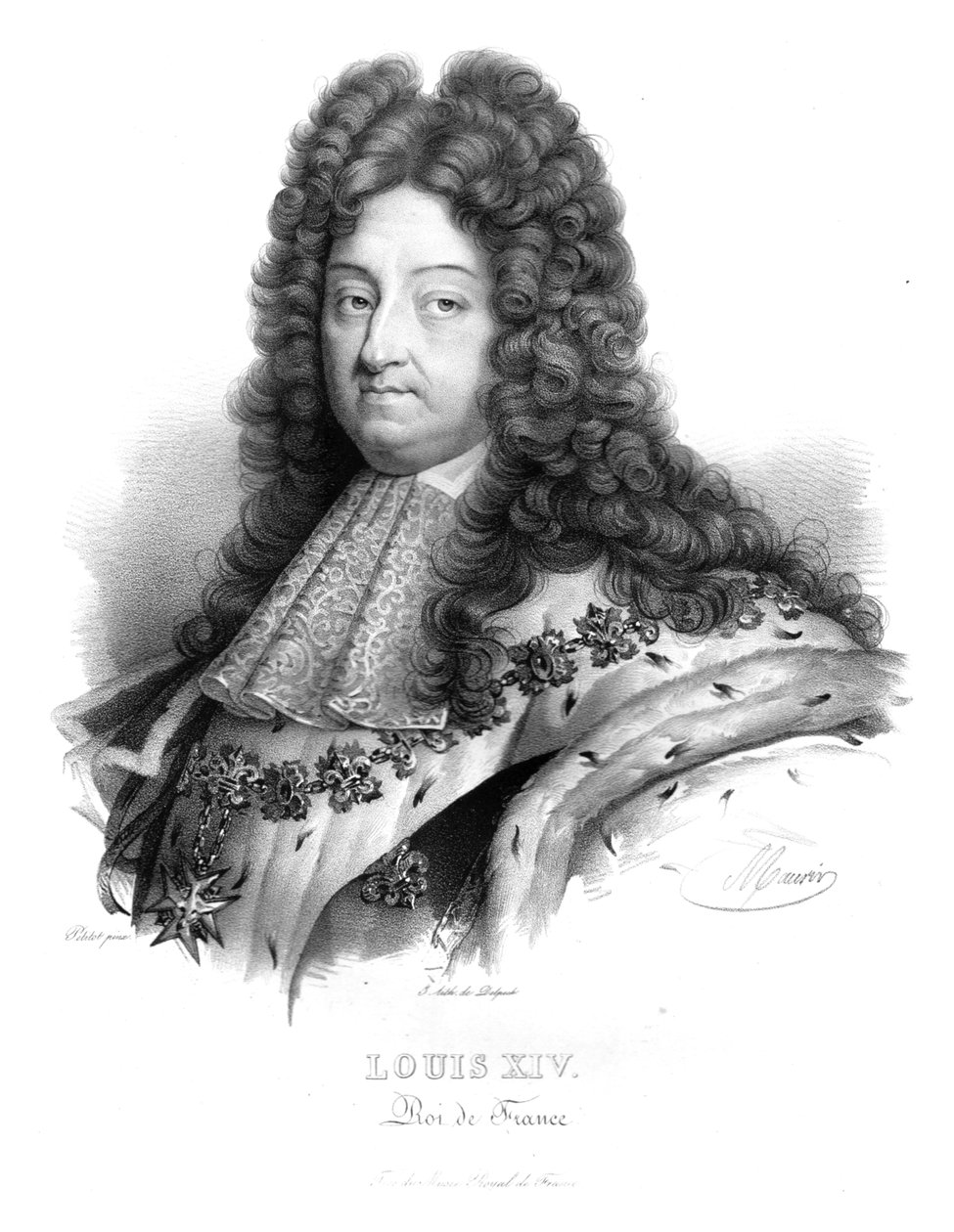 Koning Lodewijk XIV van Frankrijk door Maurin
