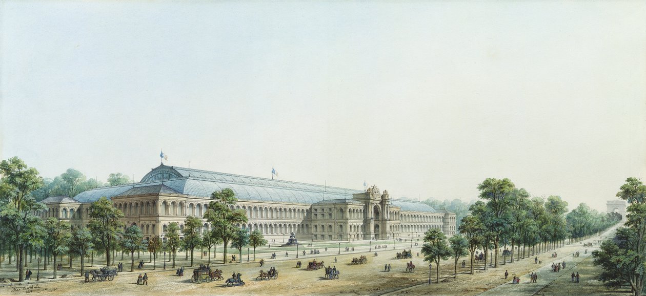 Perspectiefweergave van het Palais de l