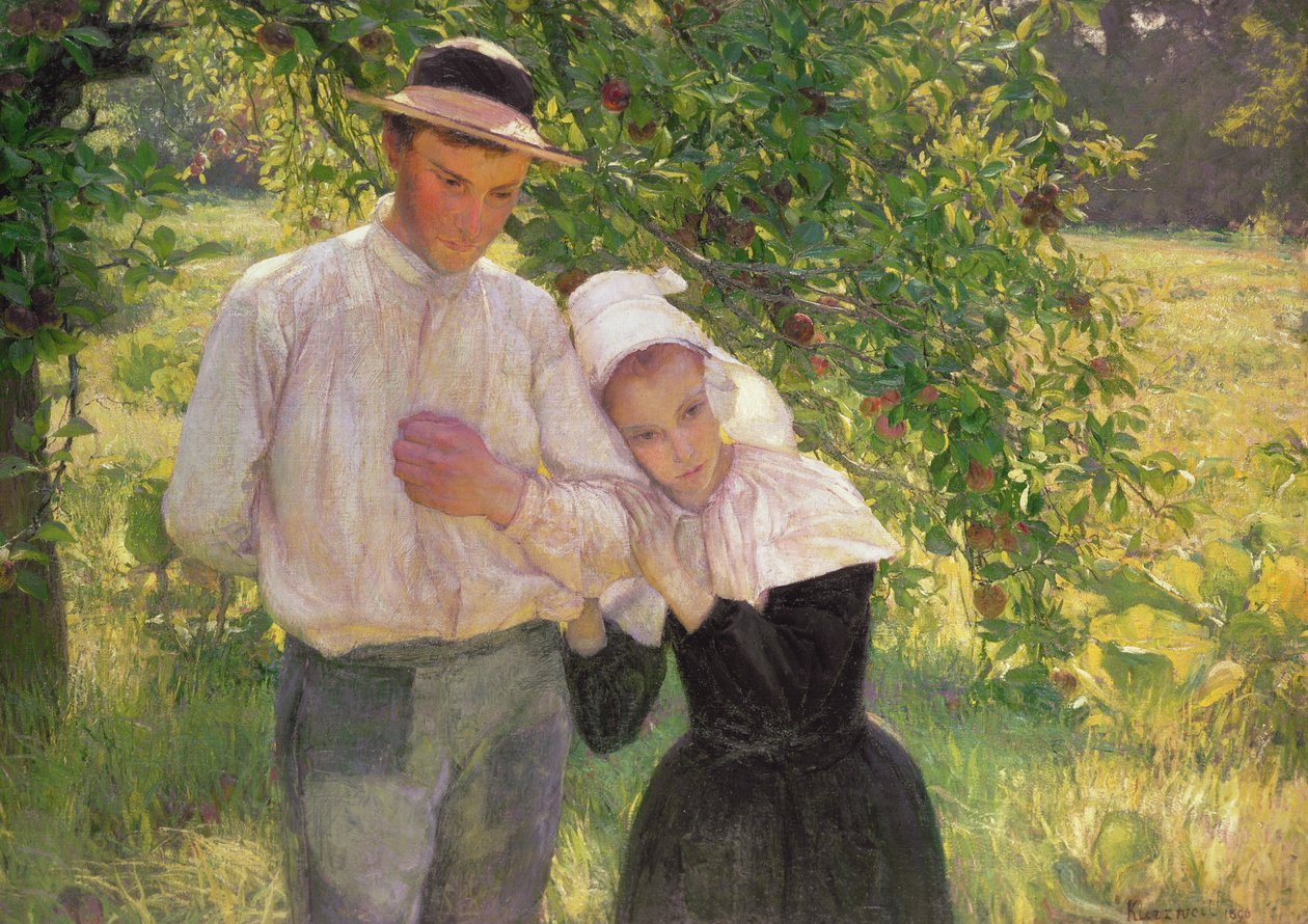 De herstellende, 1896 door Max Kurzweil