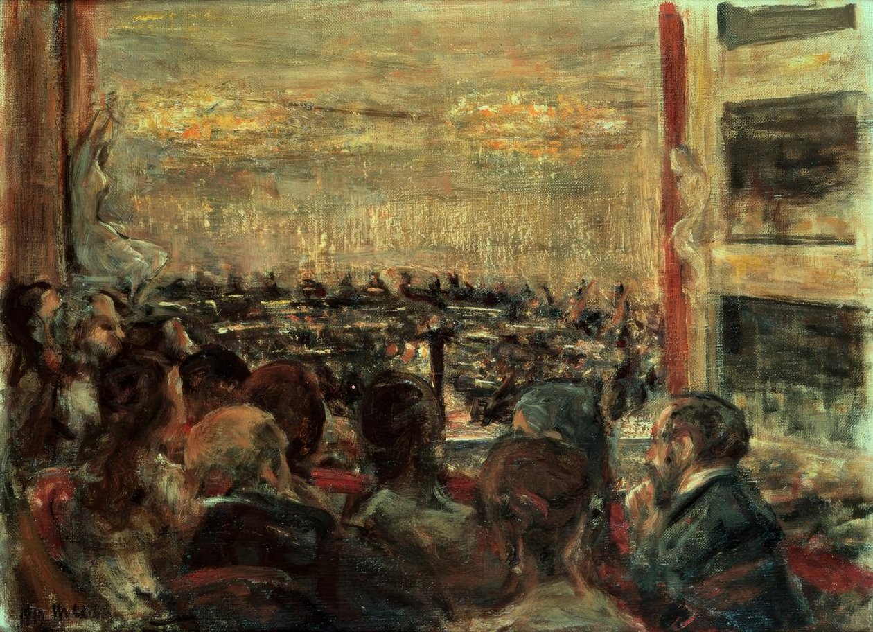 Het concert door Max Liebermann
