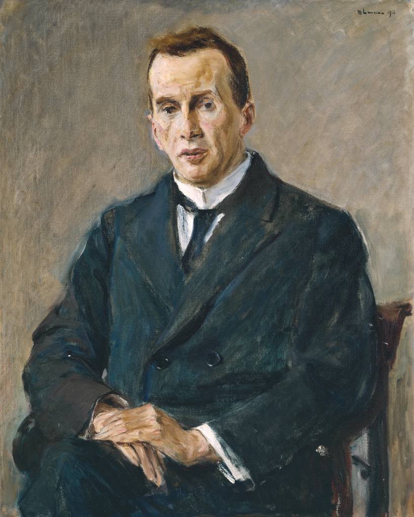 Portret van Richard Cassirer door Max Liebermann