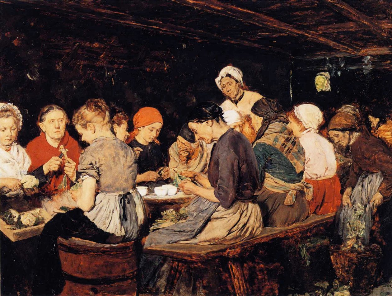 De conservenmakers door Max Liebermann