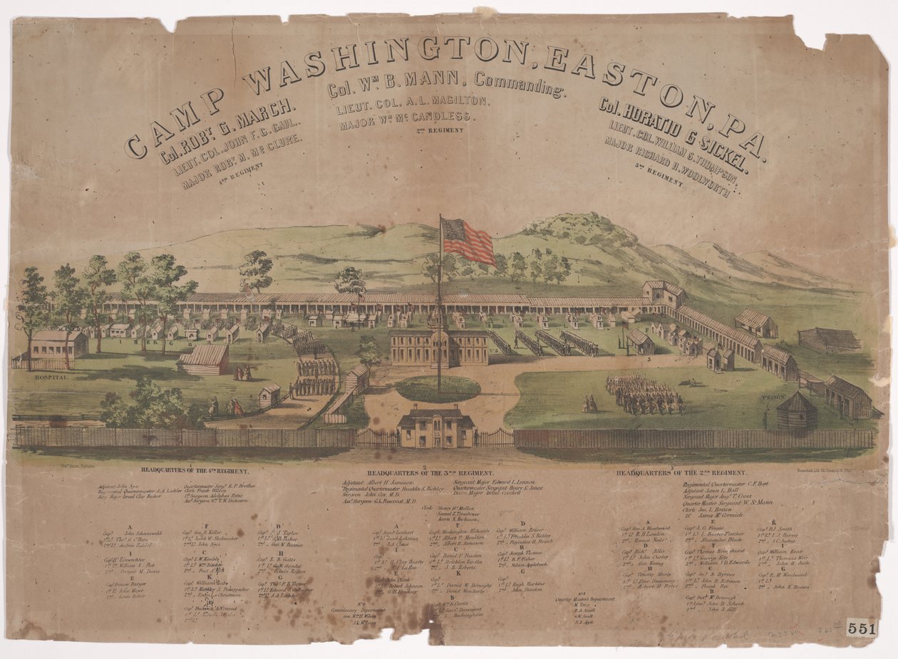 Camp Washington, Easton, PA door Max Rosenthal