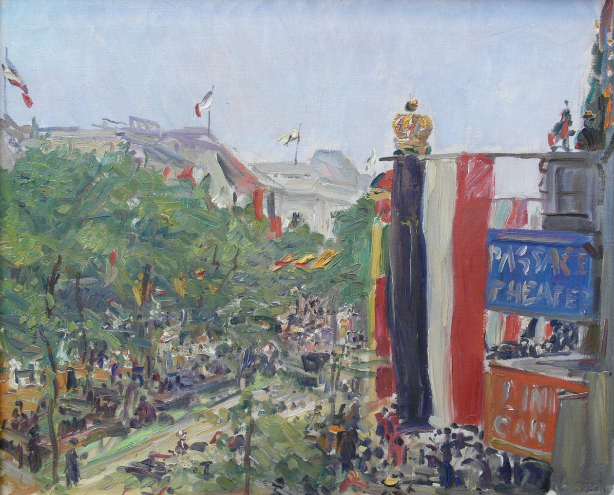 Unter den Linden door Max Slevogt