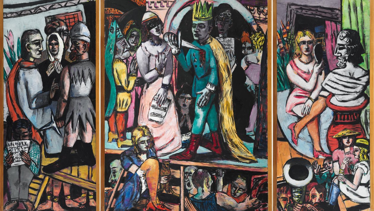 Acteurs door Max Beckmann
