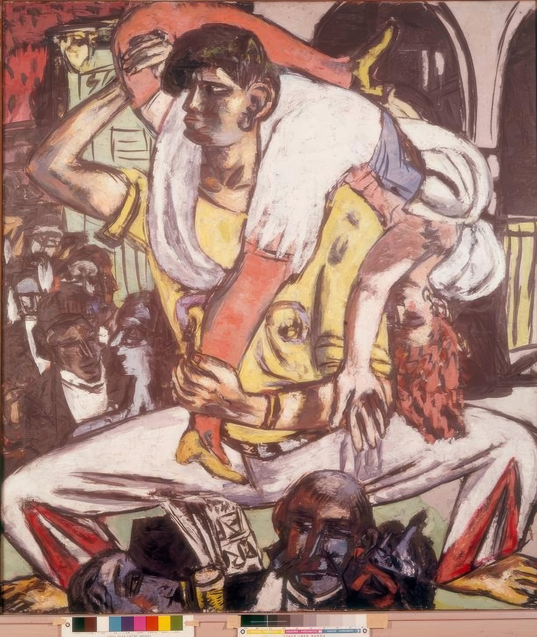 Apachendans door Max Beckmann