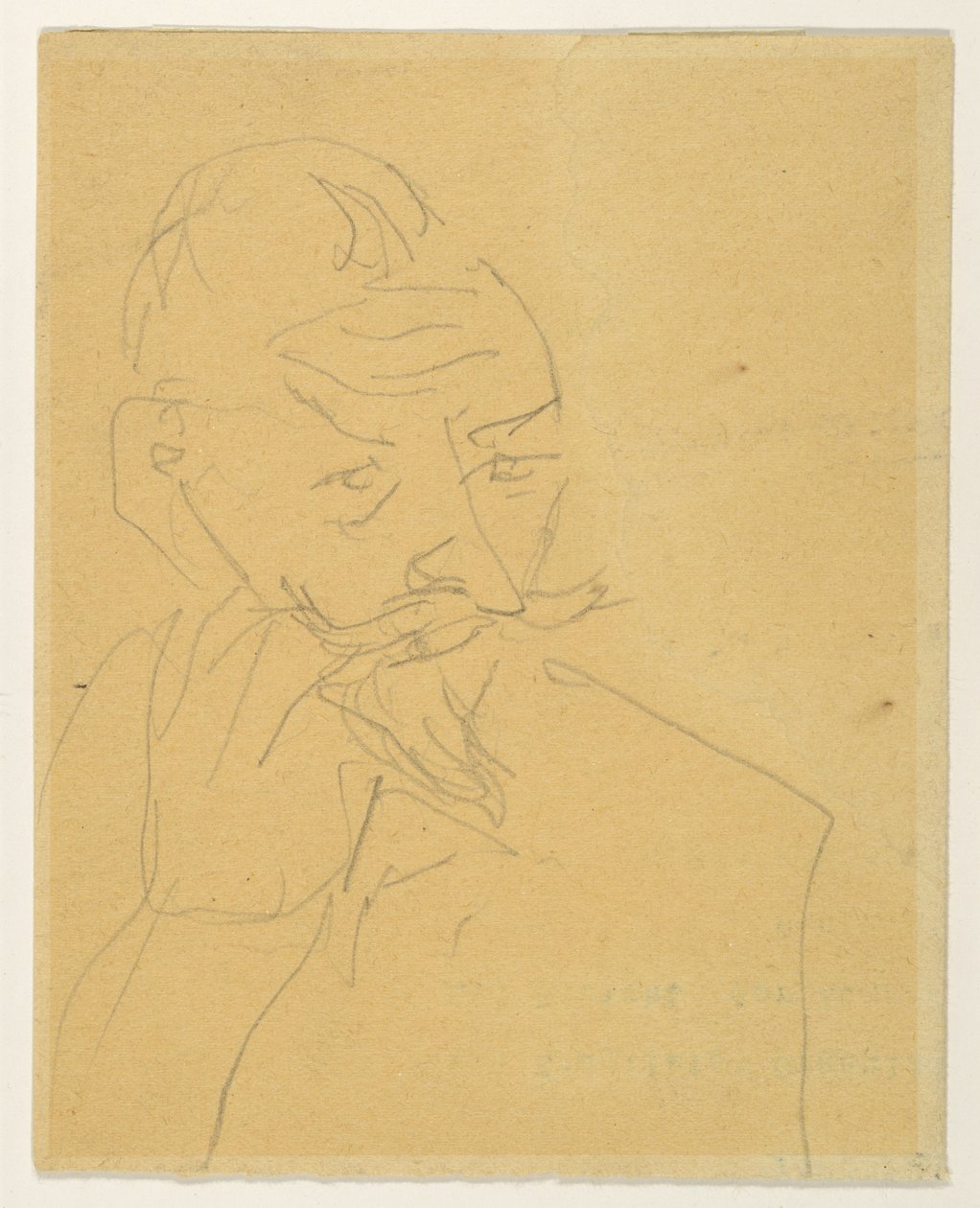 Der Spiritist Albert von Schrenck-Notzing door Max Beckmann