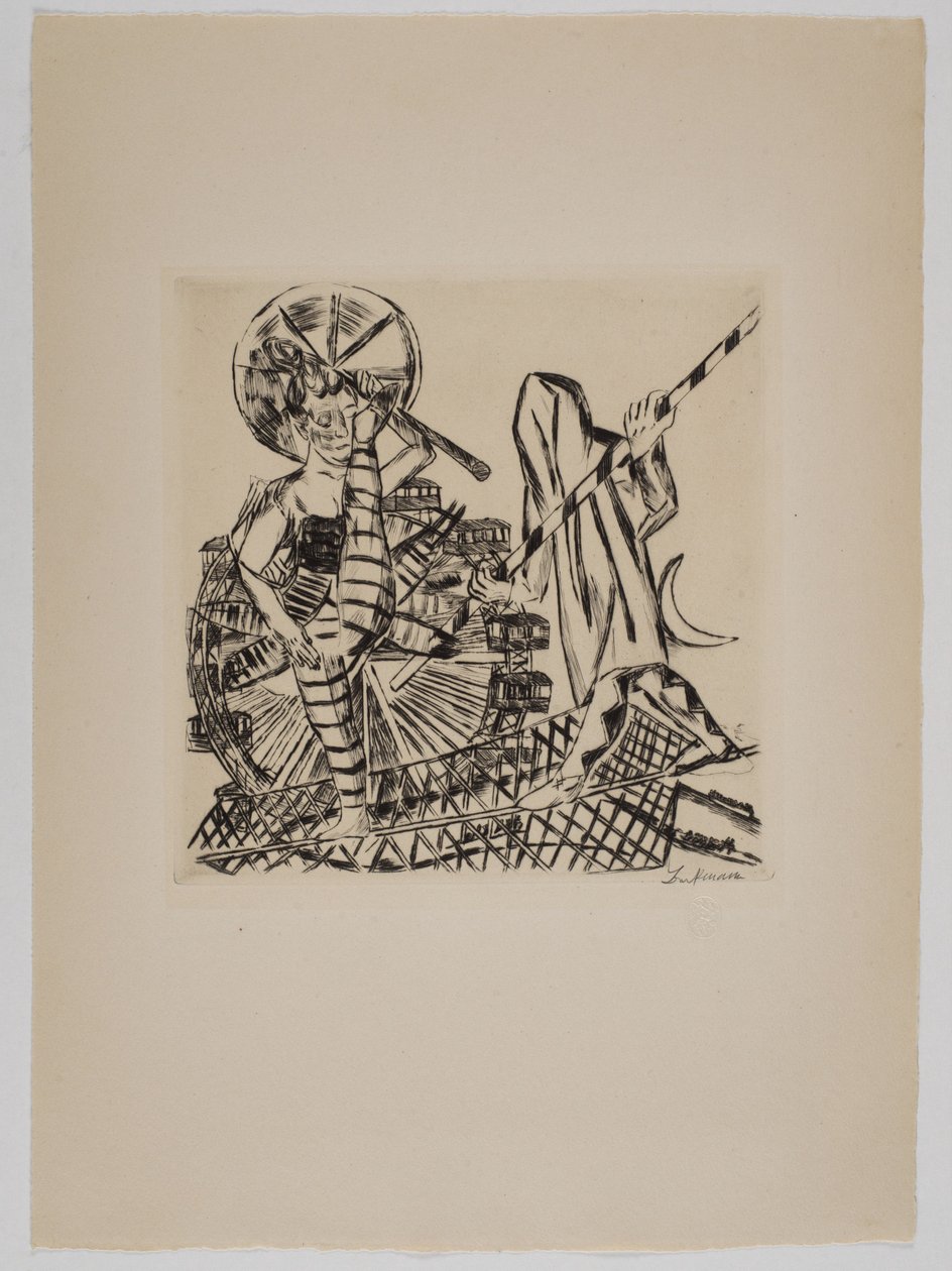 De koorddansers door Max Beckmann